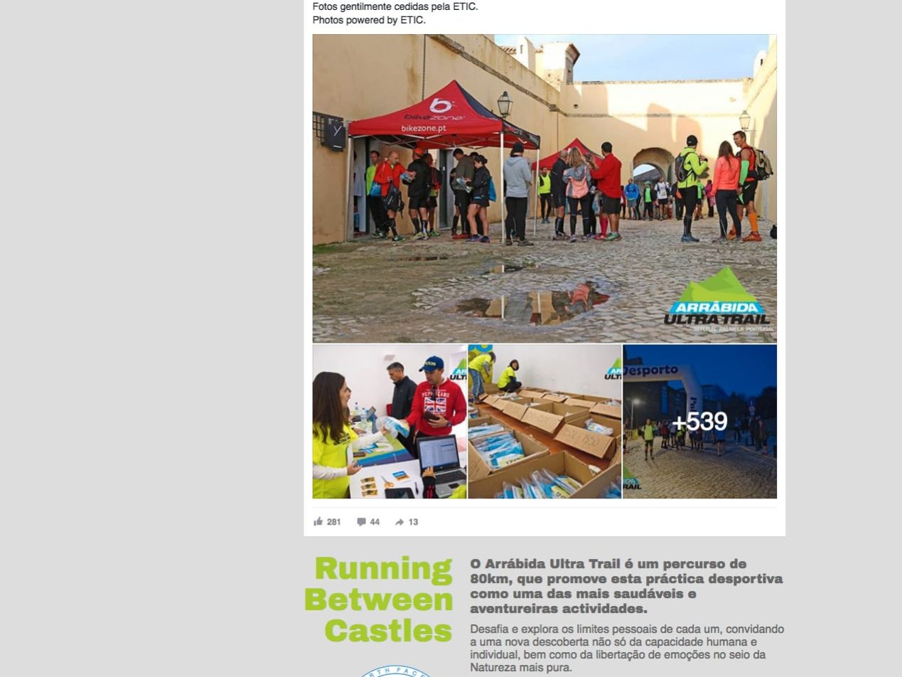 Arrábida Ultra Trail - Website