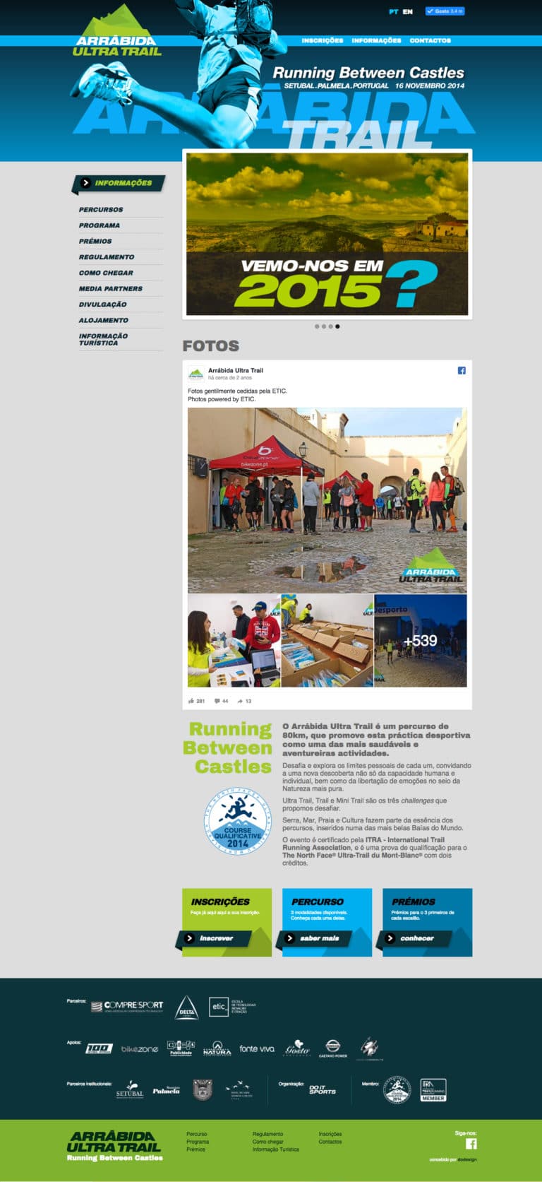 Arrábida Ultra Trail - Website