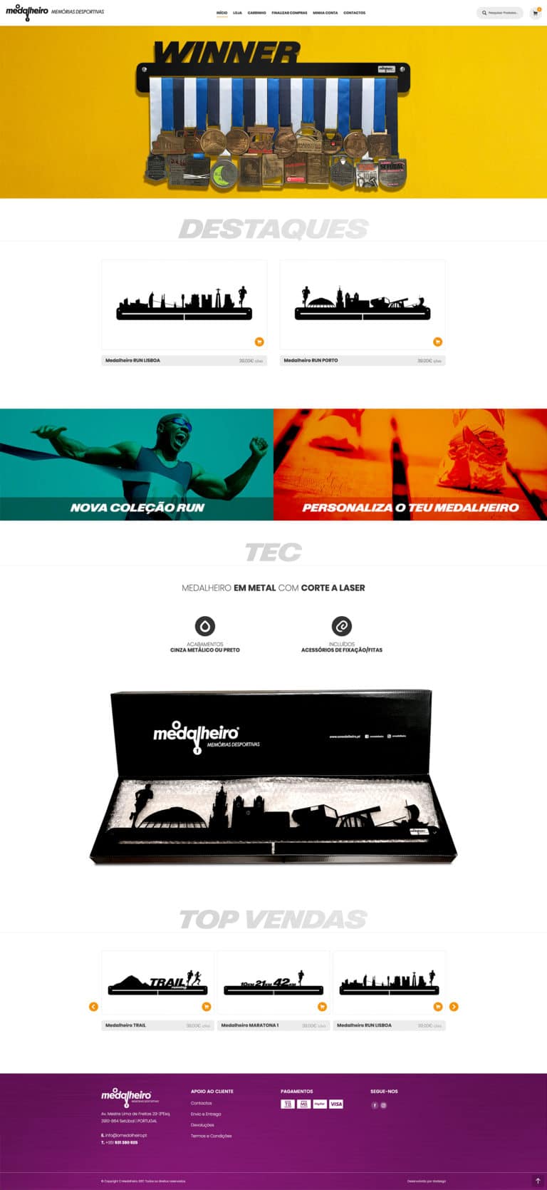 O Medalheiro - Website